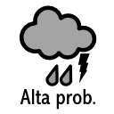 Temporali forti alta probabilita grigio Temporali forti alta probabilita grigio